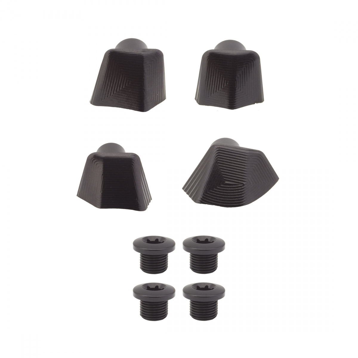 Chainring Bolt Set Absoluteblack Ul8000 Bolts+Covers Bk