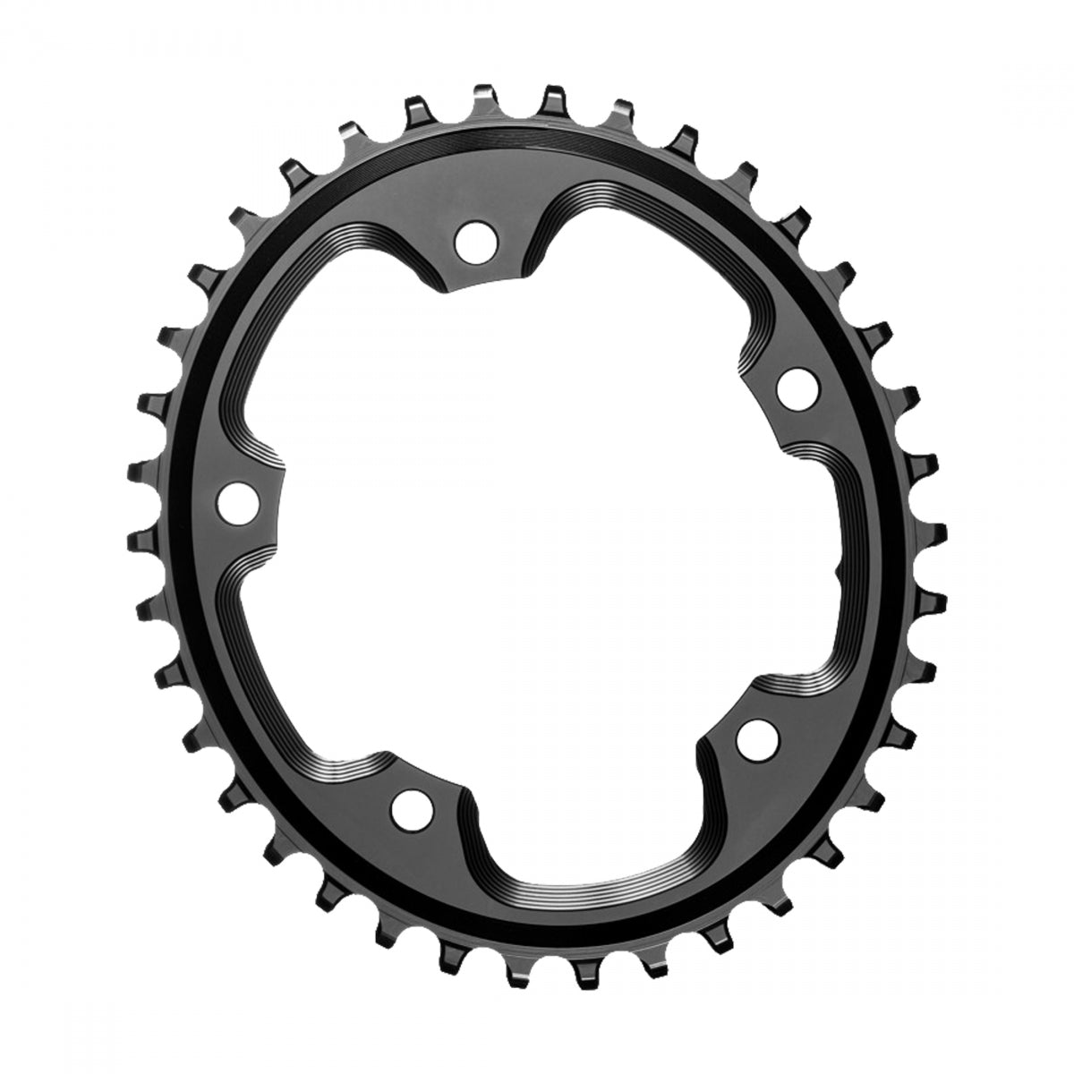Chainring Absoluteblack Oval 110Mm 38T 5B Cx 1X N/W Bk