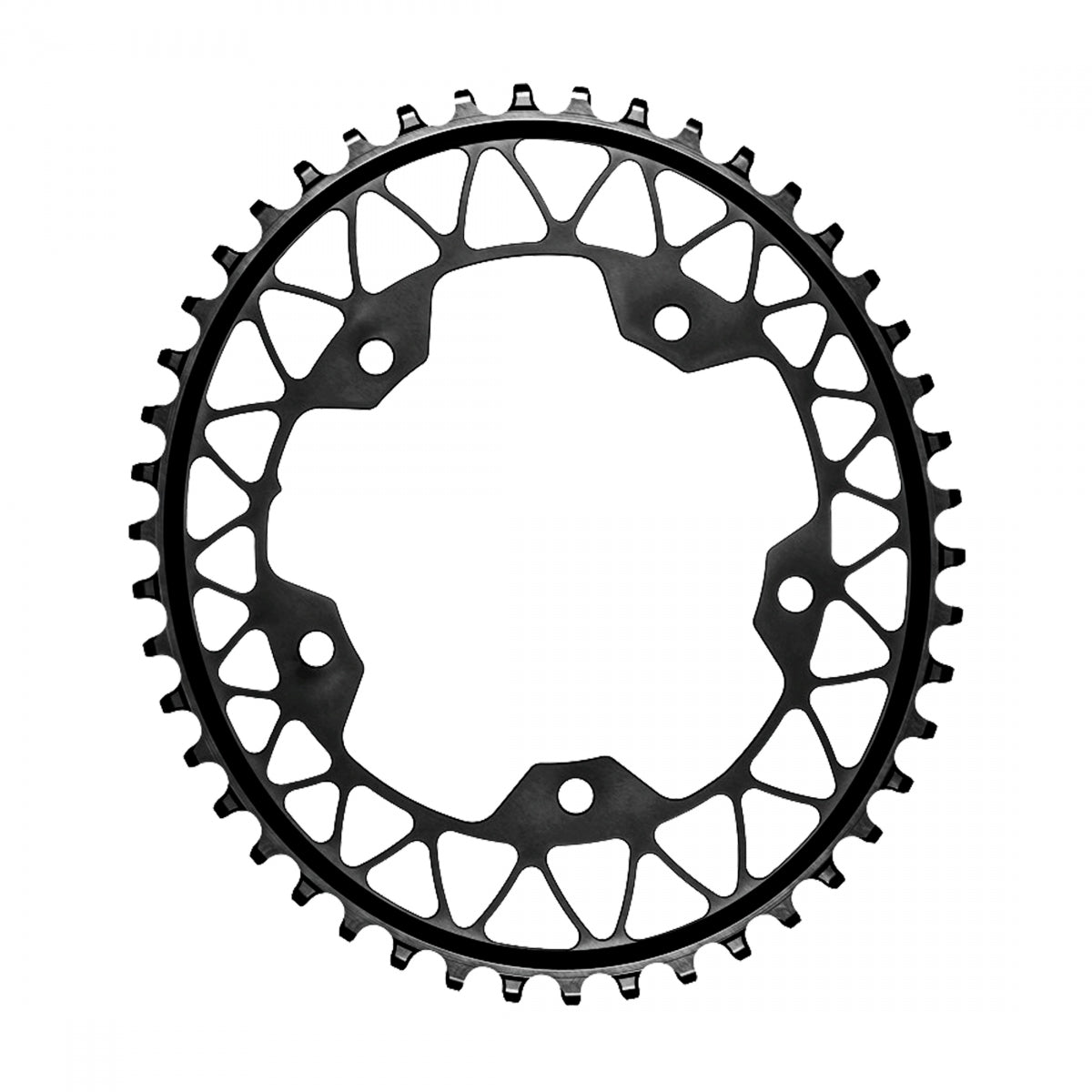 Chainring Absoluteblack Oval 110Mm 44T 5B Gravel 1X Bk