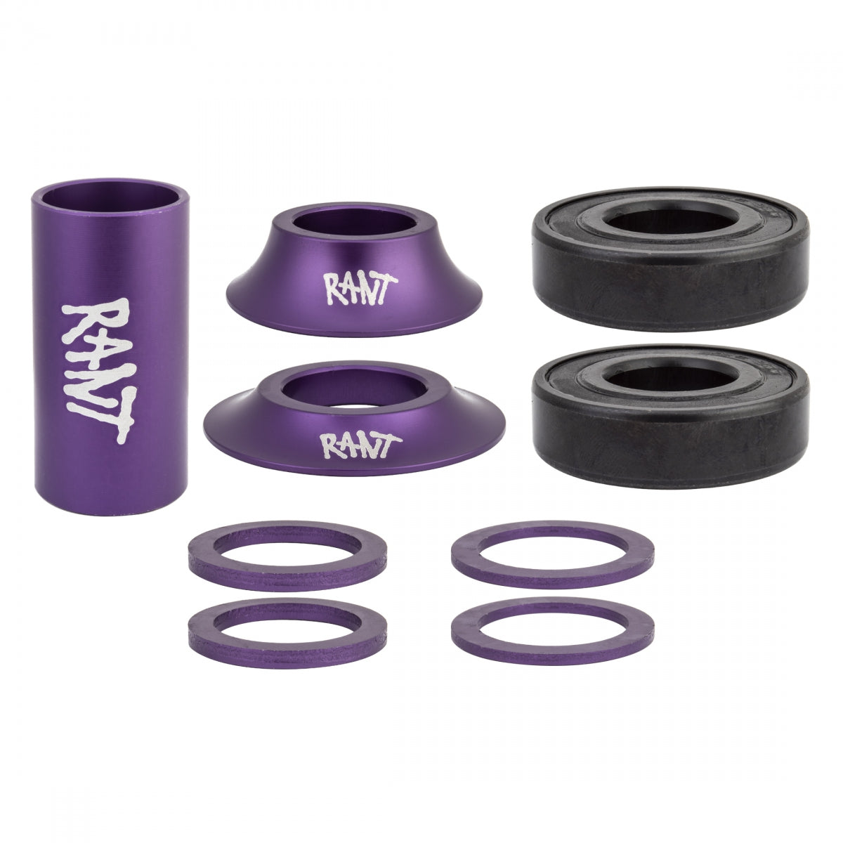 Rant Set Bang Ur Mid 22Mm Sealed Pu Bottom Bracket Press Fit Purple