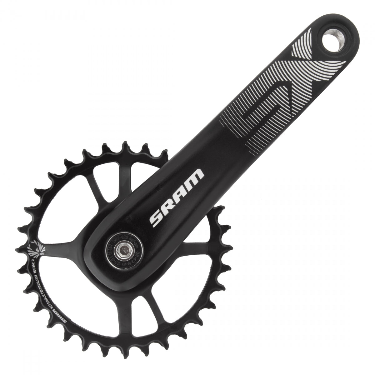 Crankset Sram Sx Eagle 175X32 Dm Ps Xsync2 Stl W/Ocups Bk 12S