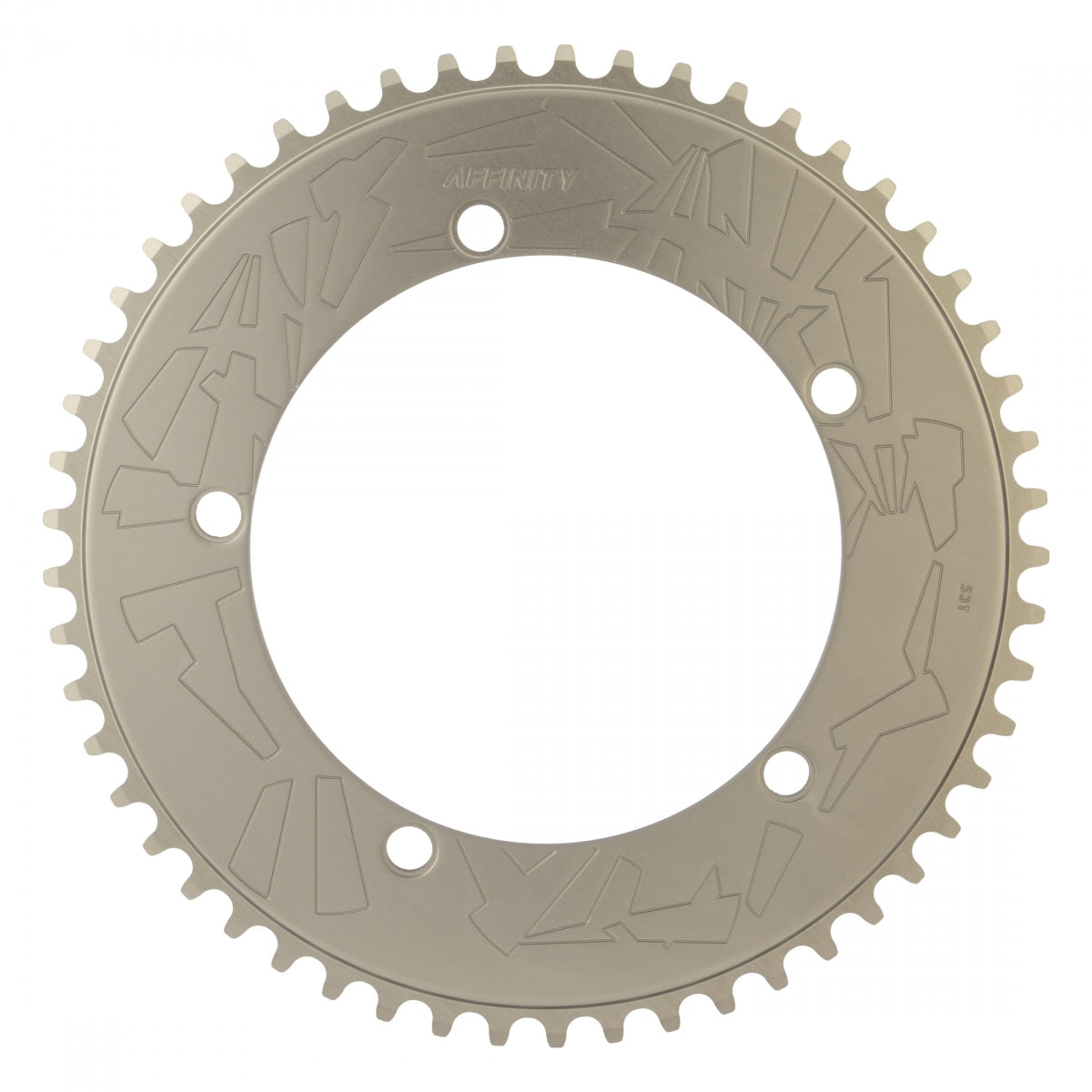 Chainring Affinity Pro 144Mm 53T Aly Hard-Ano Gy