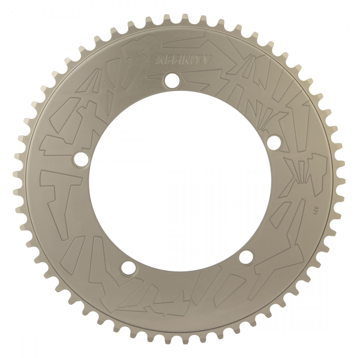 Chainring Affinity Pro 144Mm 57T Aly Hard-Ano Gy