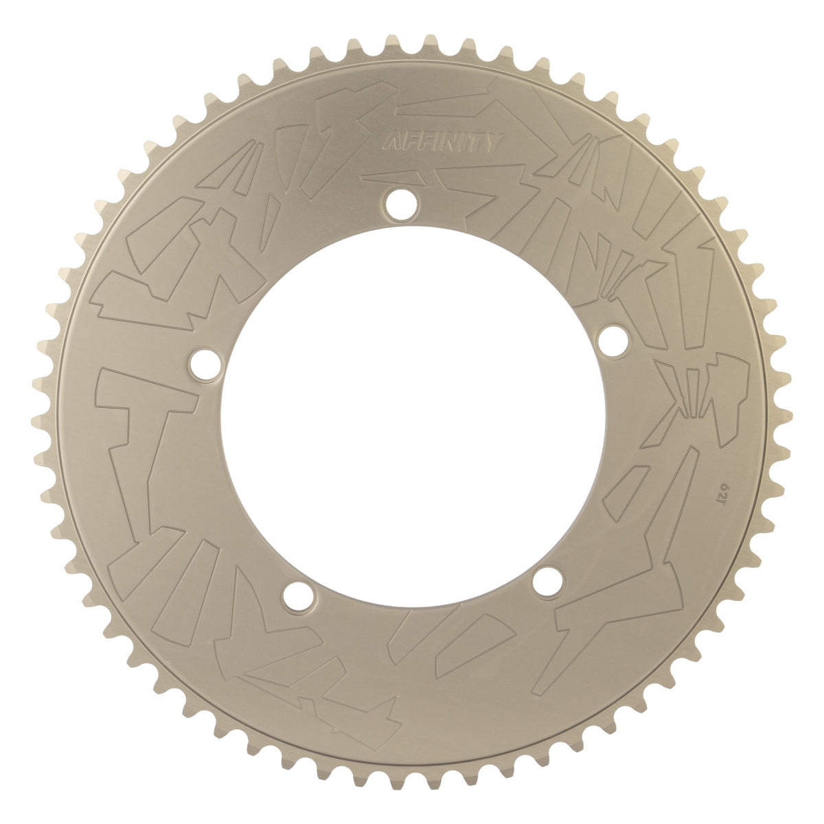 Chainring Affinity Pro 144Mm 62T Aly Hard-Ano Gy