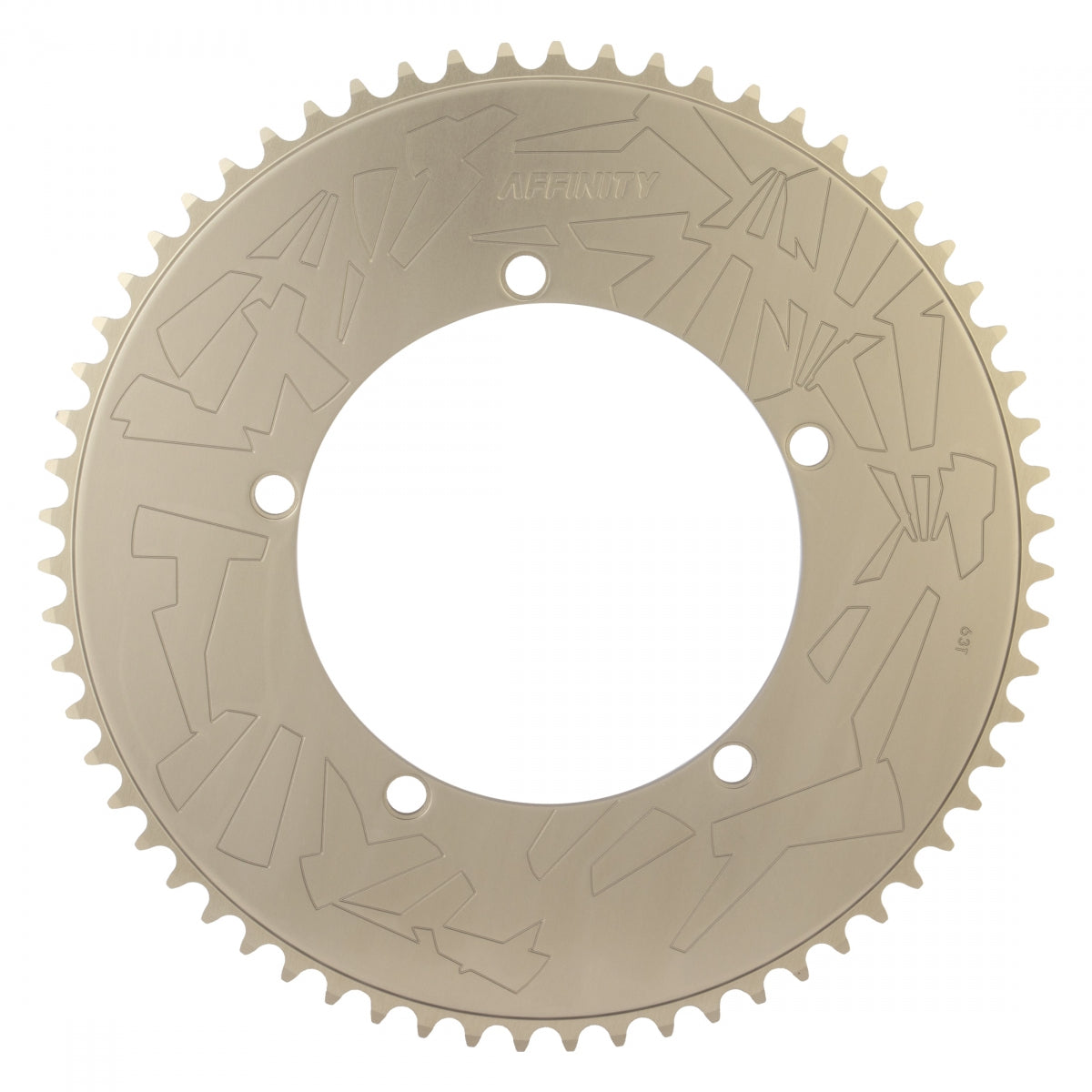 Chainring Affinity Pro 144Mm 63T Aly Hard-Ano Gy