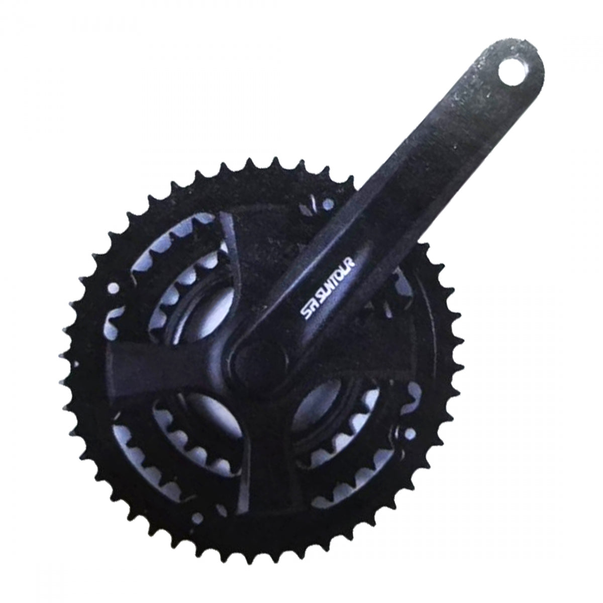 SR SUNTOUR Xcc Cw14 170mm 42-34-24T 7/8-Speed Square Taper Crankset Black