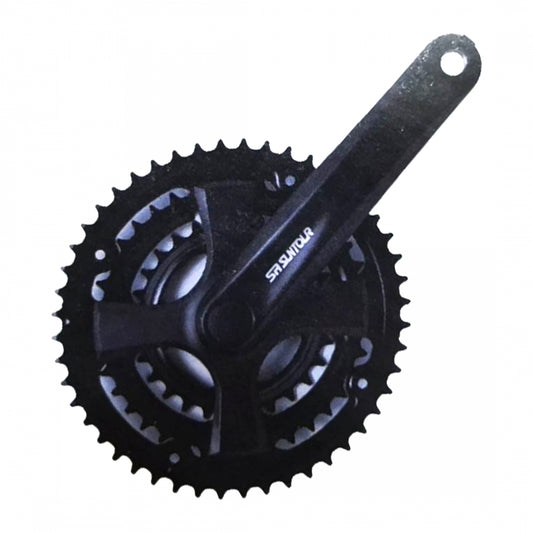 SR SUNTOUR Xcc Cw14 170mm 42-34-24T 7/8-Speed Square Taper Crankset Black