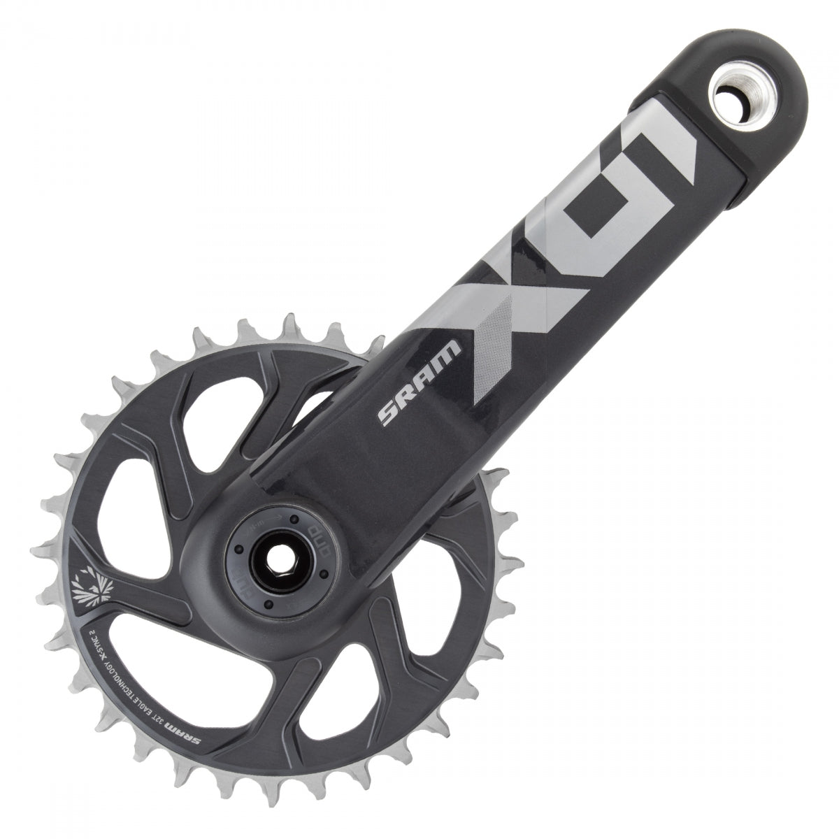 Crankset Sram X01 Eagle 175X32 Dm Dub Xsync2 W/Ocups Lb-Bk Boost 148 Compatible