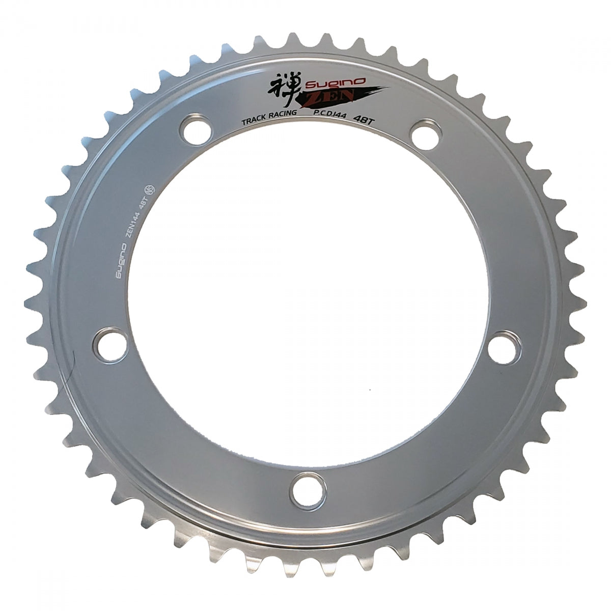 Chainring Sugino Zen 144Mm BCD Standard Track 48T 1/8 Silver