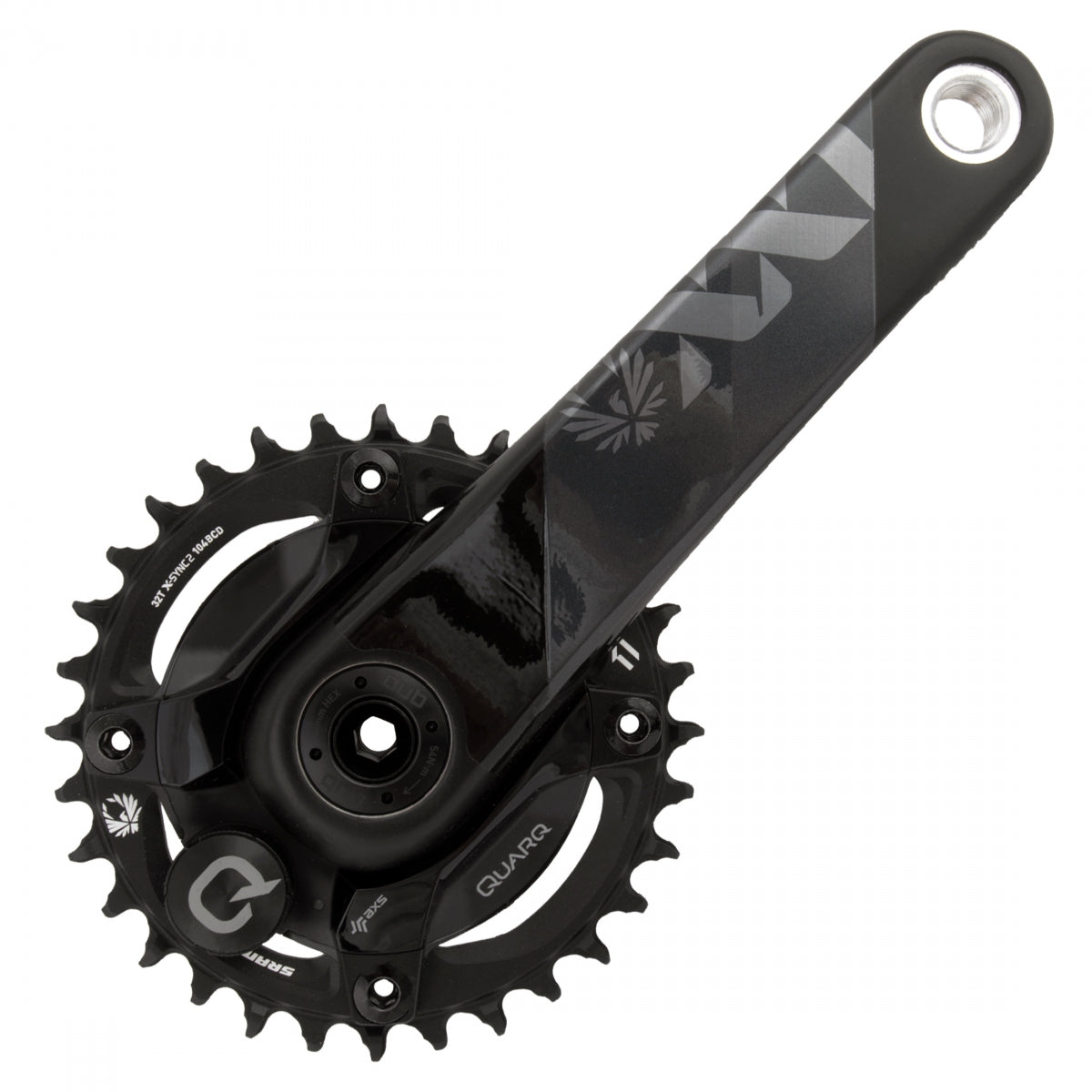 Crankset Sram Xx1 Eagle Powermeter 170X32 Boost Nobb Bk