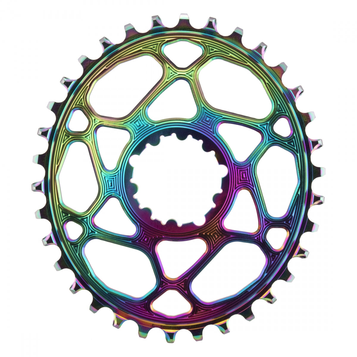 Chainring Absoluteblack Oval Direct Boost148 34T Oil-Slick