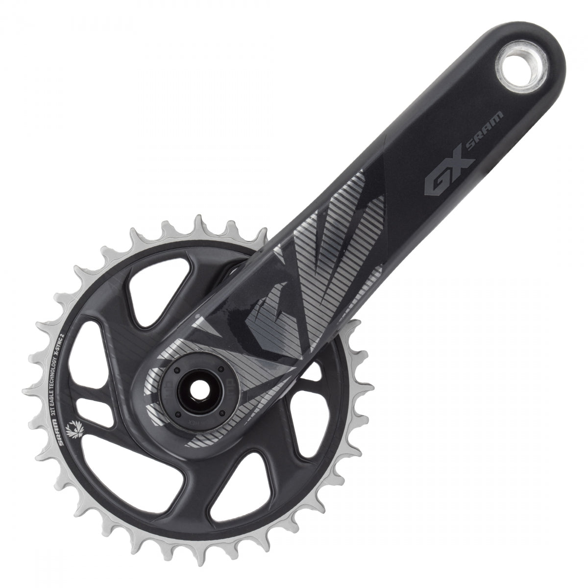 Crankset Sram Gx Eagle Carbon 170X32 Dm Dub W/Ocups Lunar 12S Boost 148 Compatible