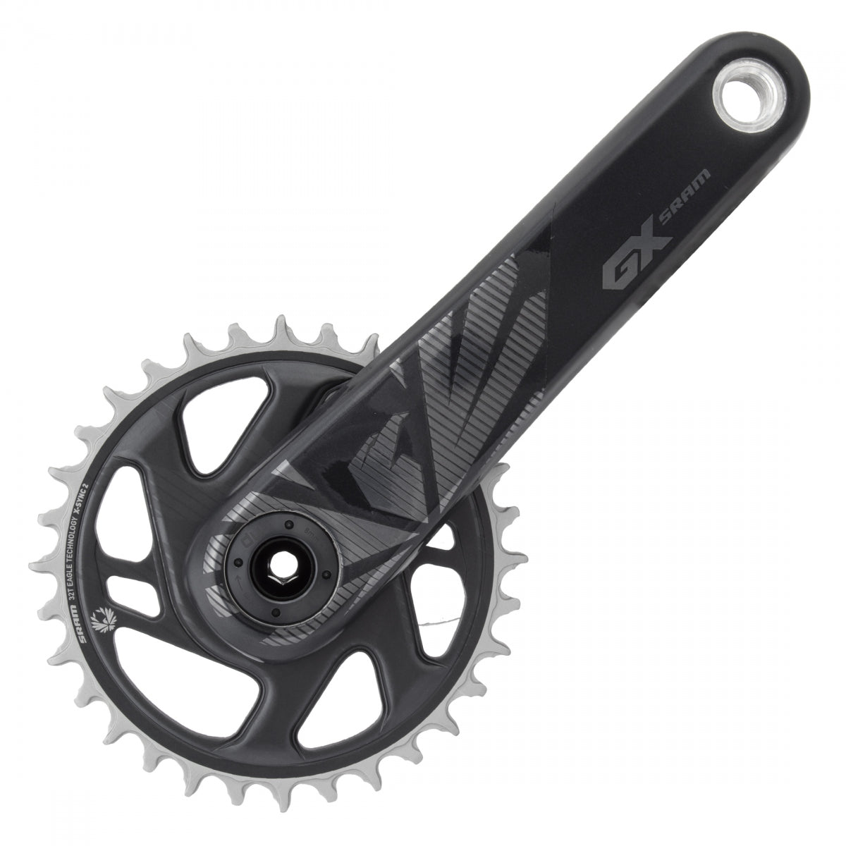 Crankset Sram Gx Eagle Carbon 175X32 Dm Dub W/Ocups Lunar 12S Boost 148 Compatible