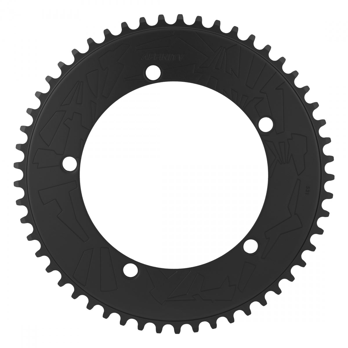 Chainring Affinity Pro 144Mm 53T Aly Hard-Ano Bk