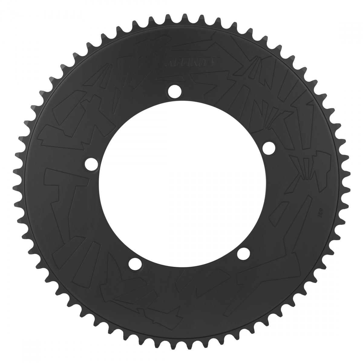 Chainring Affinity Pro 144Mm 63T Aly Hard-Ano Bk