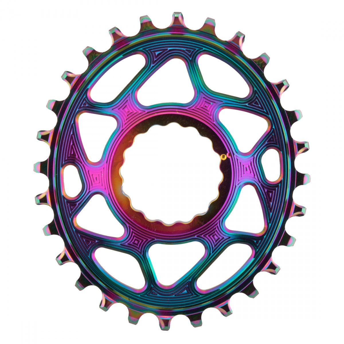 Chainring Absoluteblack Oval Direct Rf-Cinch 28T Oil-Slick