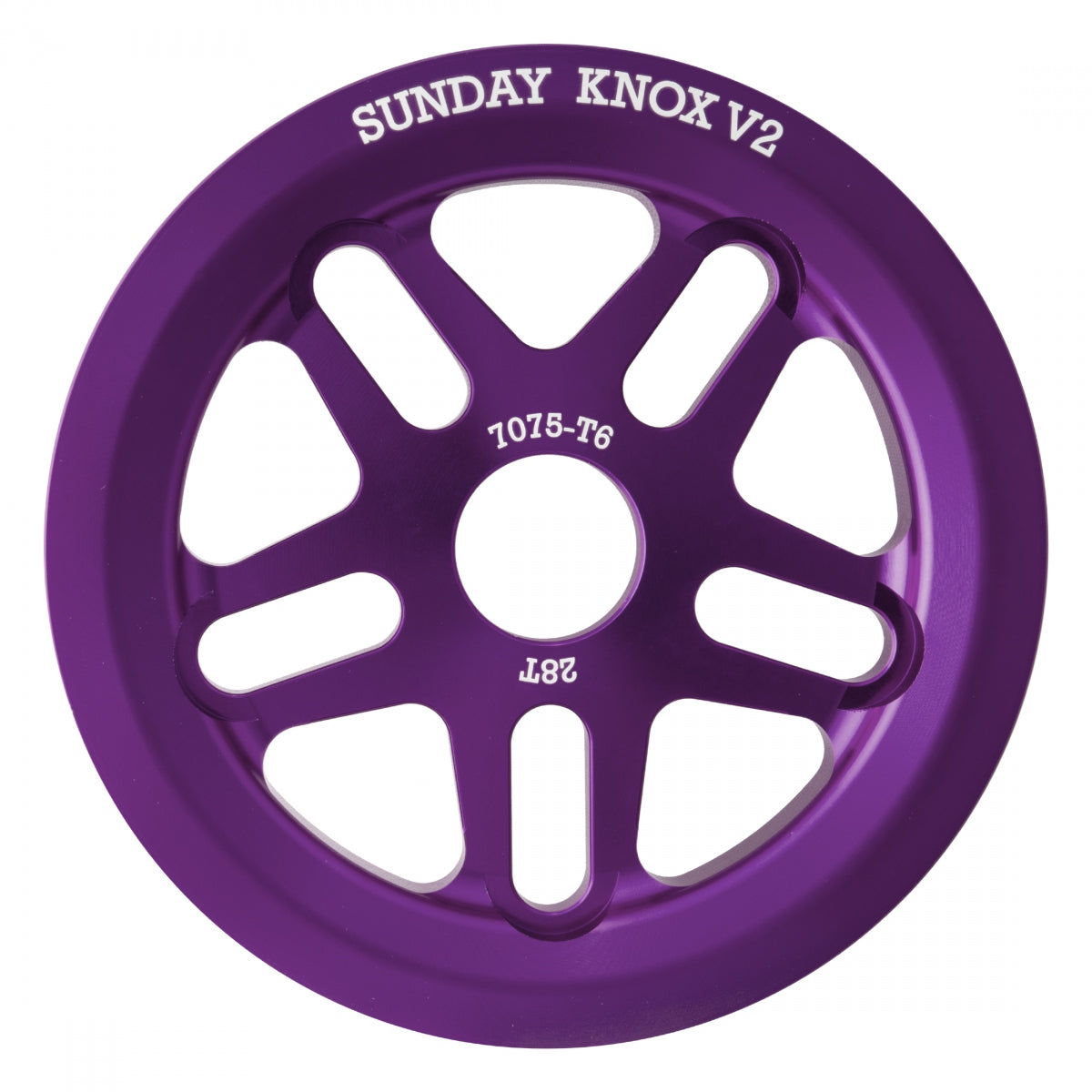 Chainring 1Pc Sunday 28T Knox V2 Ano-Pu