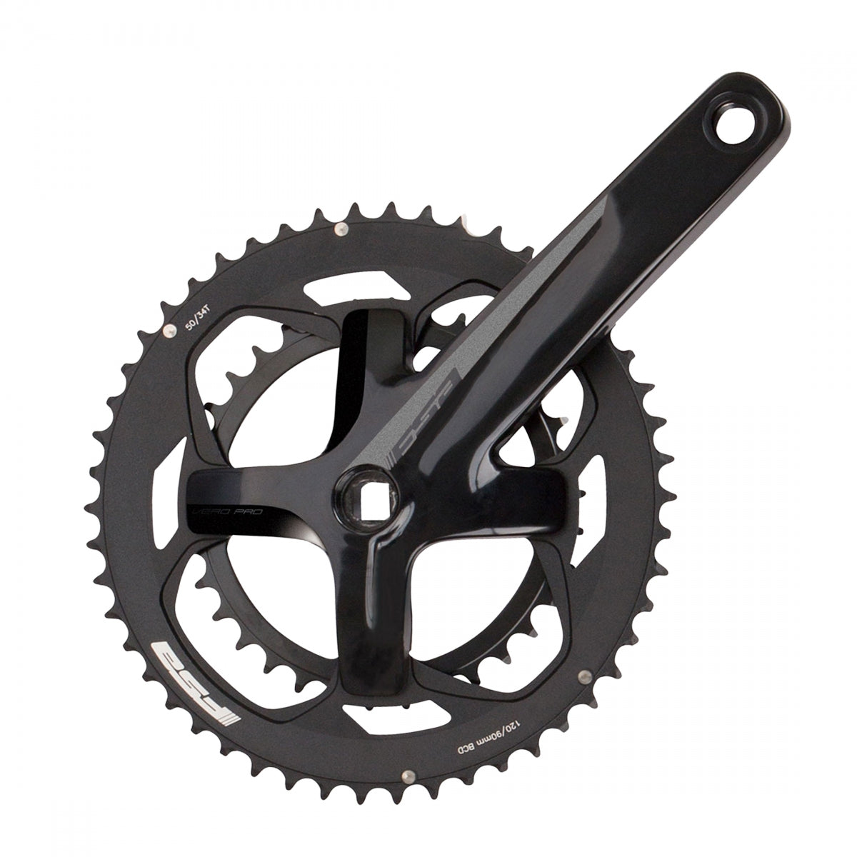 Crankset Fsa Vero Sqr 172X50/34 10/11S Bk