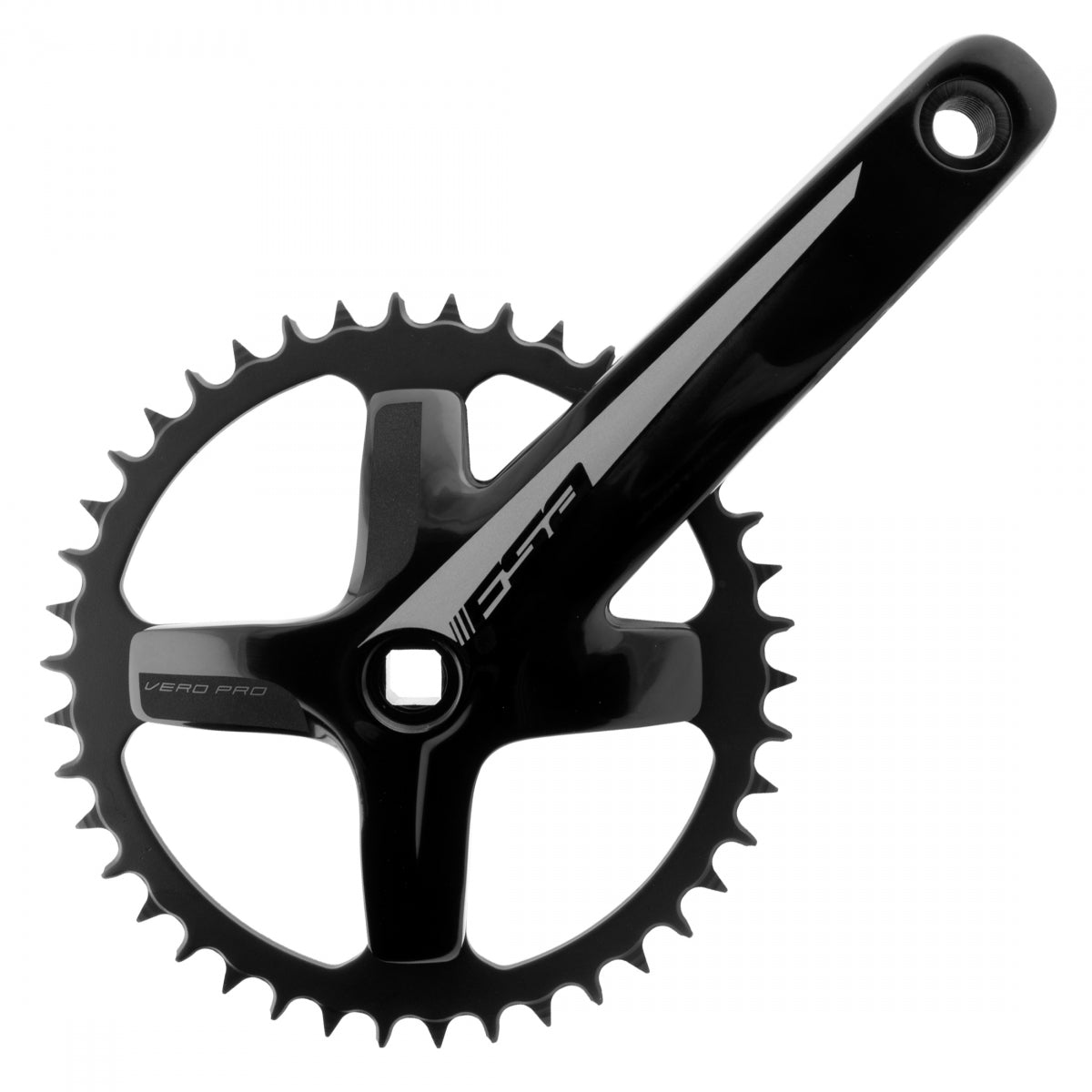 FSA Vero 1X Square 175mm 42T 10/11-Speed Square Taper Crankset Black