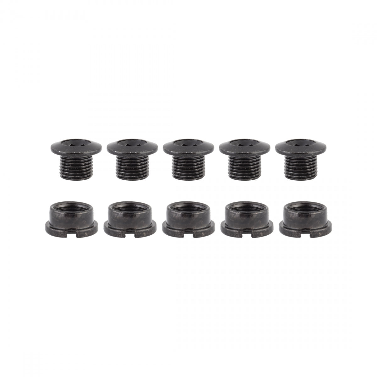 Origin8 Single-Ring Chainring Bolts, Alloy, Black