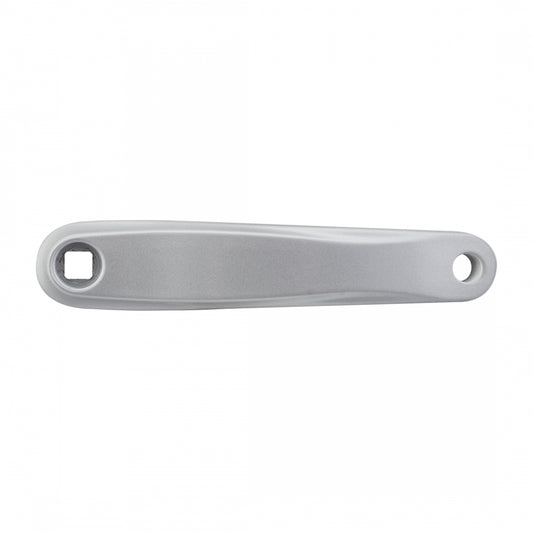 SR SuntourÂ Left Crank Arm, Horizontal Square, 175mm, Polished Silver