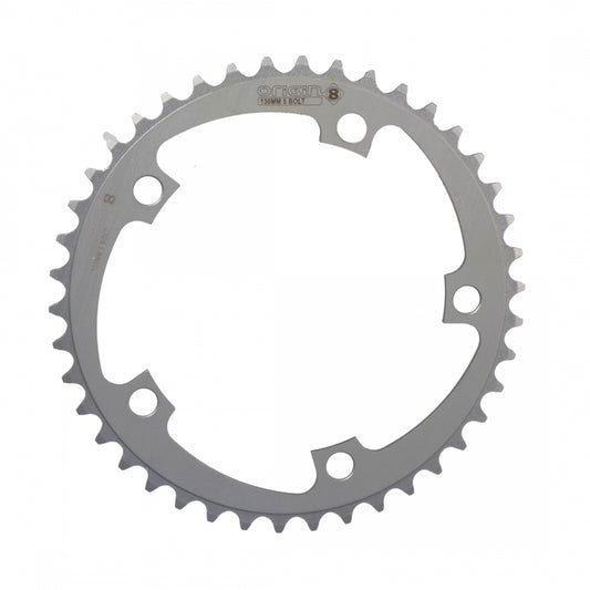 Origin8 Alloy Blade Chainring, 130mm, 5-Bolt, 38T, Silver