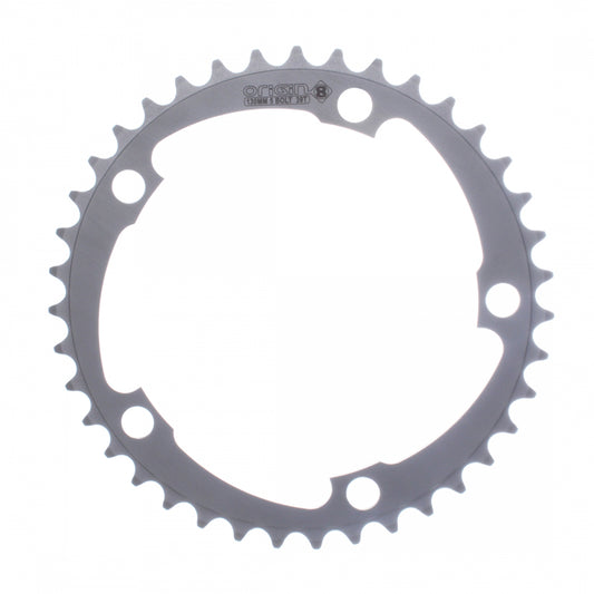 Origin8 Alloy Blade Chainring, 130mm, 5-Bolt, 39T, Silver