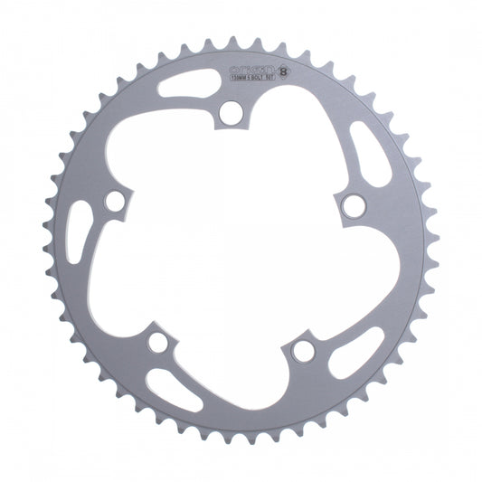 Origin8 Alloy Blade Chainring, 130mm, 5-Bolt, 50T, Silver