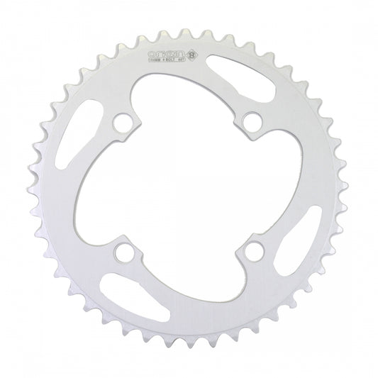 Origin8 Alloy Blade Chainring, 104mm, 4-Bolt, 44T, Silver