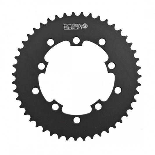 Origin8Â Single Speed Chainring, 10H, 47T, 110mm/130mm Mount, 1/2" x 3/32", Black