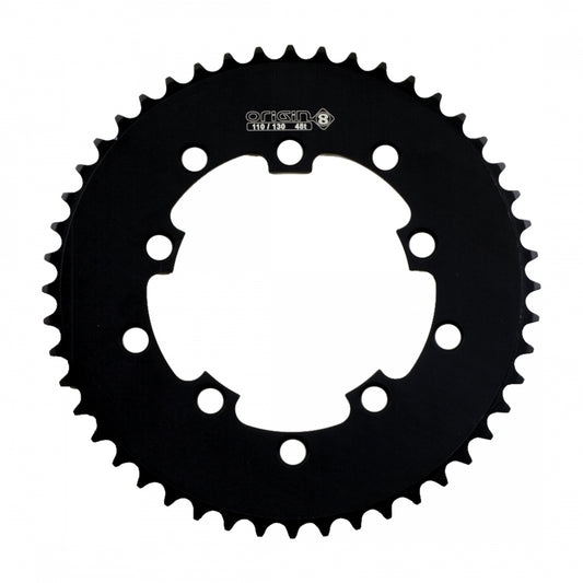 Origin8Â Single Speed Chainring, 10H, 48T, 110mm/130mm Mount, 1/2" x 3/32", Black