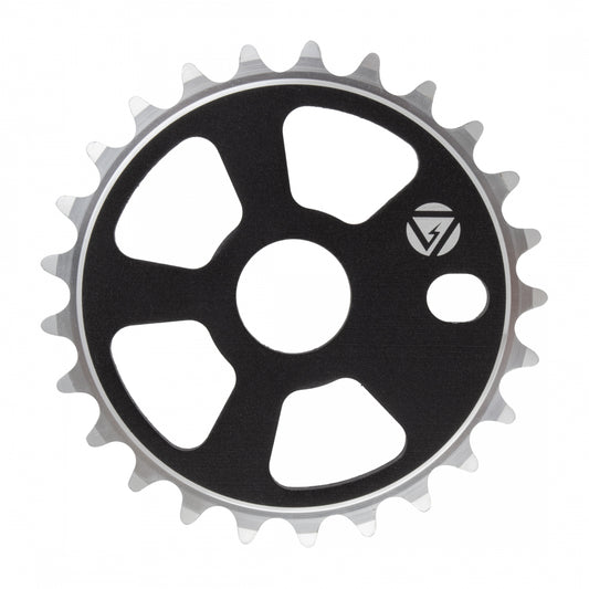 Chainring Bk-Ops 25T Micro Drive Aly Blk