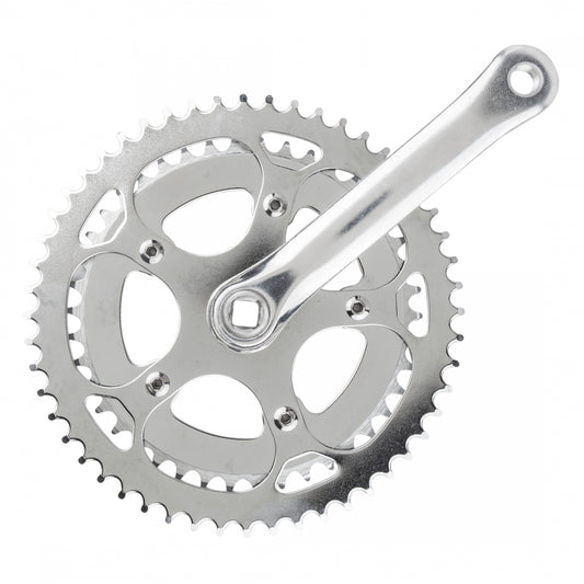 Sunlite Cotterless Alloy Crankset, 52/42 x 170, with Steel Rings