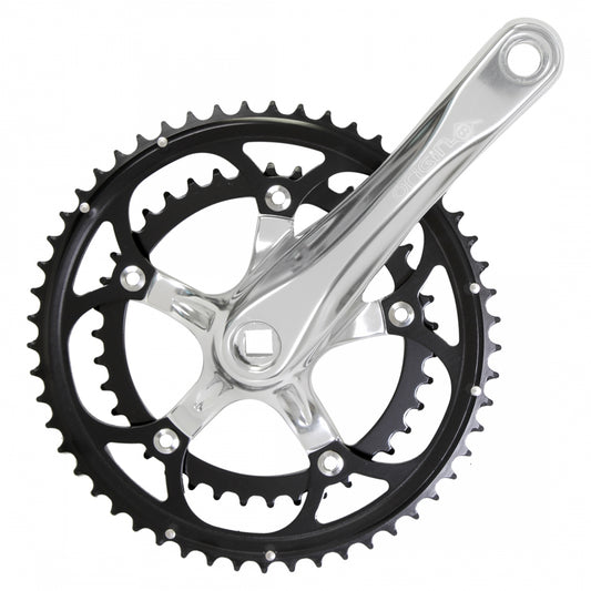 Origin8 Pro Pulsion Road Standard Crankset, Alloy, 172.5 x 53-39, Square Taper, Silver