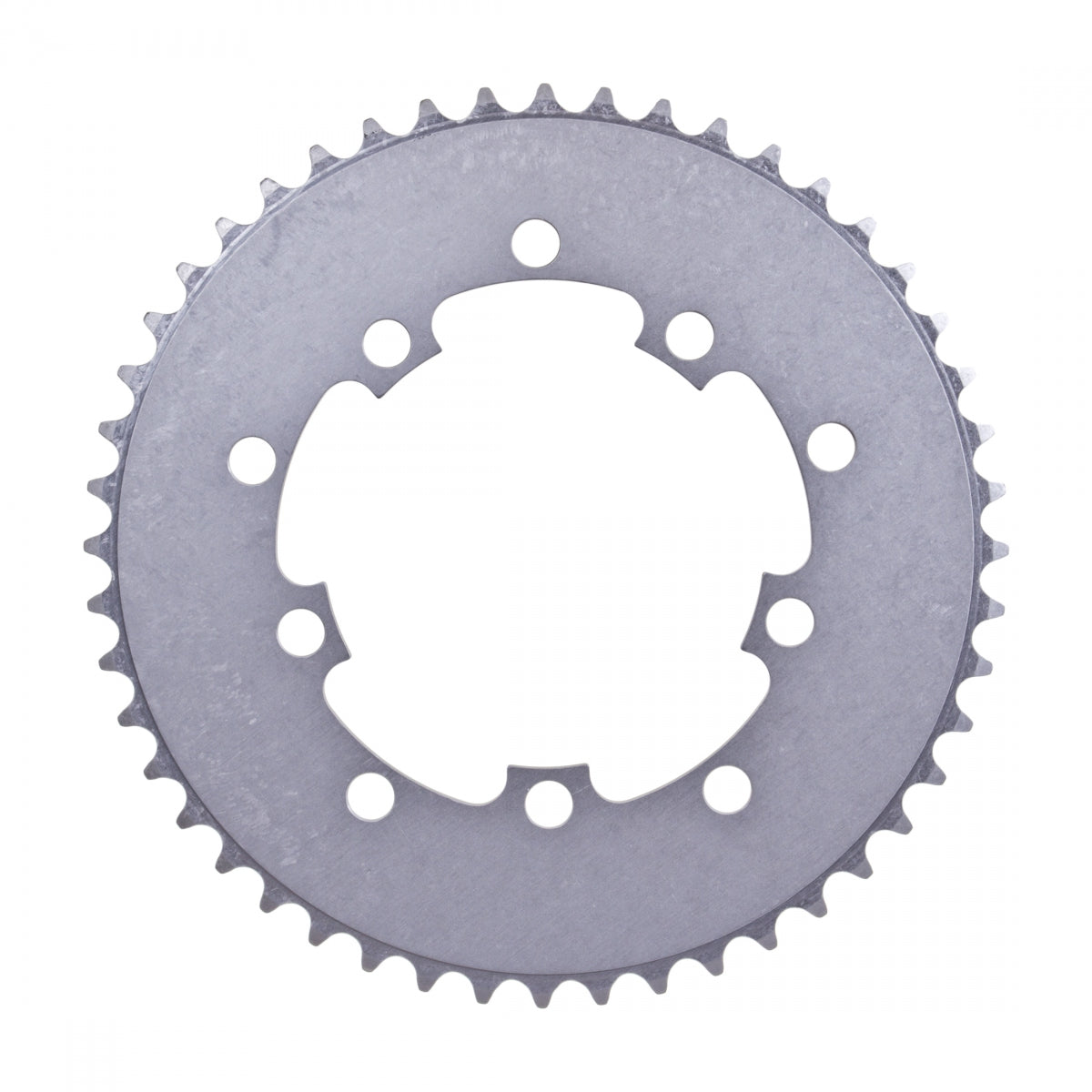 Origin8Â Single Speed Chainring, 10H, 48T, 110mm/130mm Mount, 1/2" x 3/32", Silver