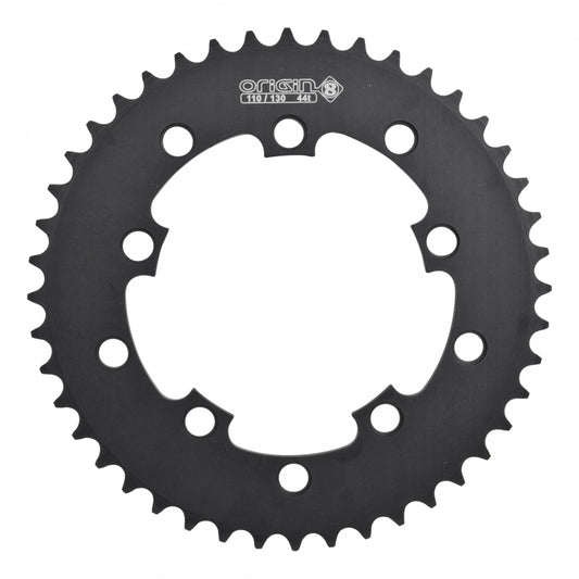 Origin8Â Single Speed Chainring, 10H, 44T, 110mm/130mm Mount, 1/2" x 3/32", Black