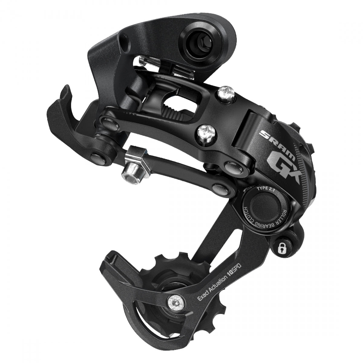 SRAM GX Type 2.1 Rear Derailleur, Long Cage, 10-Speed, Black