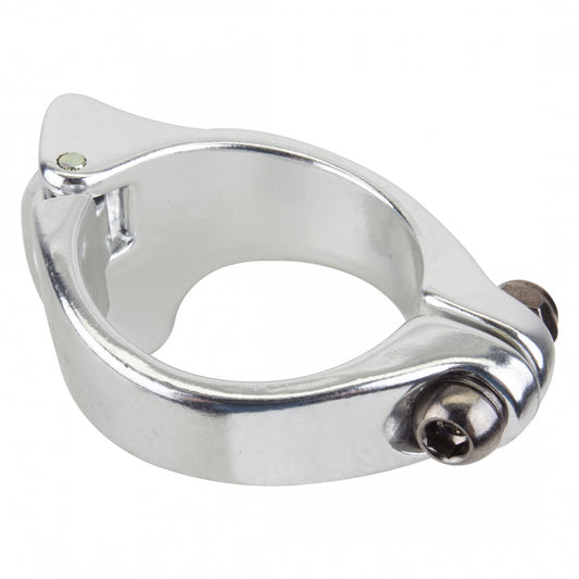 Sunlite Derailleur Braze-On Clamp Adapter, 34.9mm, Silver