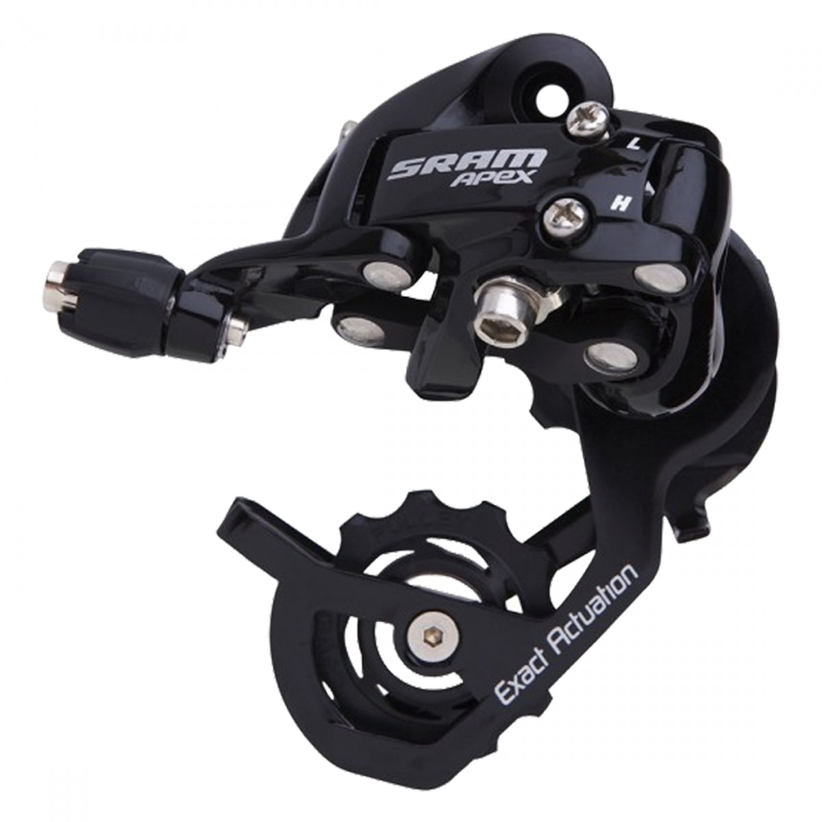 SRAM Apex Rear Short Cage Derailleur, 10-Speed, SS, Black