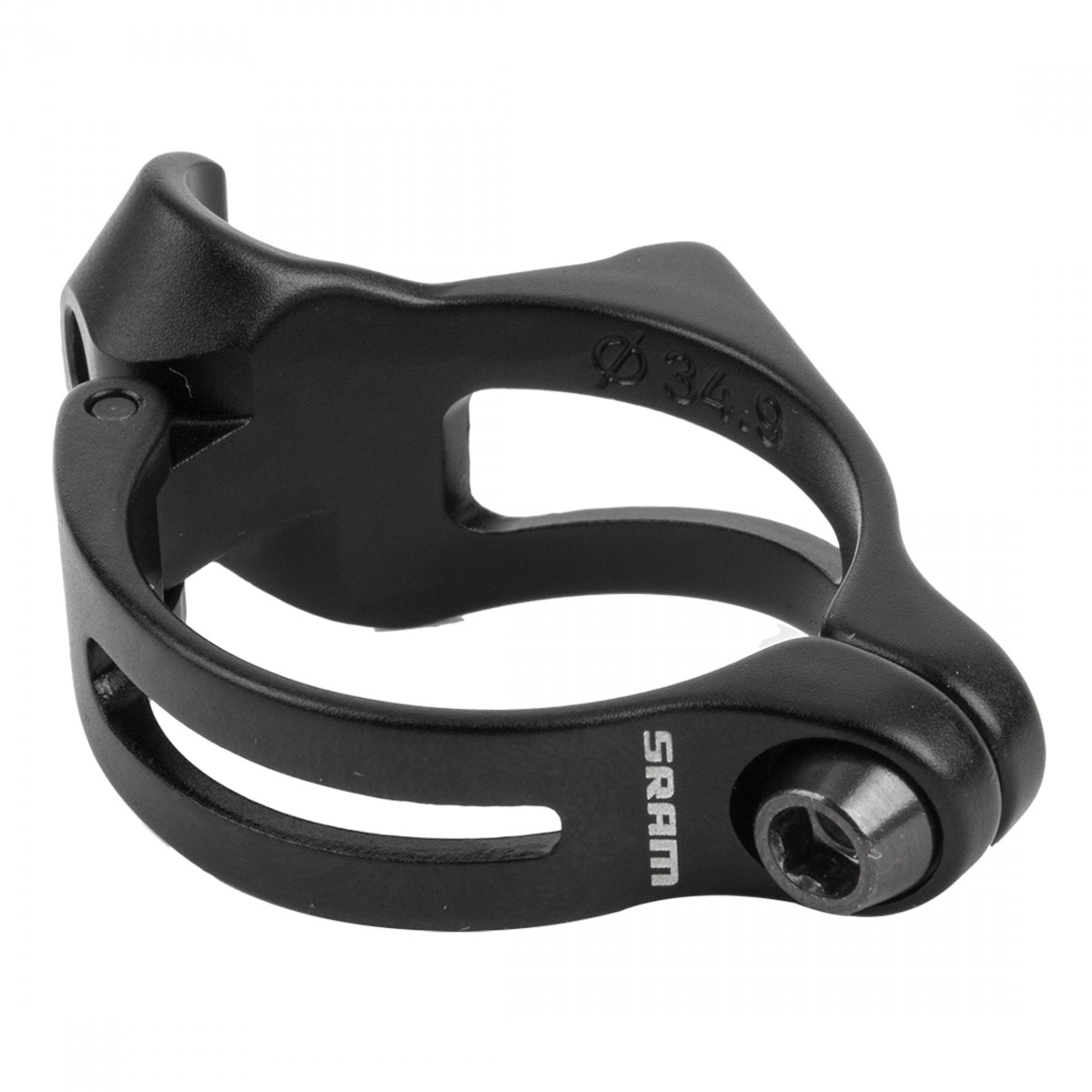 SRAM Red Braze-On Adapter with Chain Spotter, 34.9mm, Black