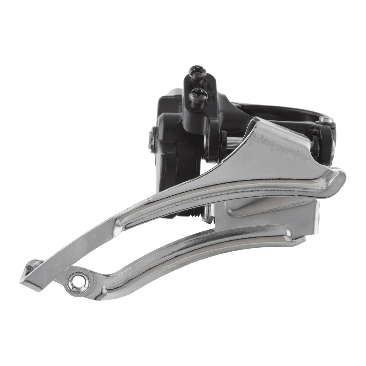 SunRace FD-M56 Triple Front Derailleur, Dual-Swing, Aluminum/Steel