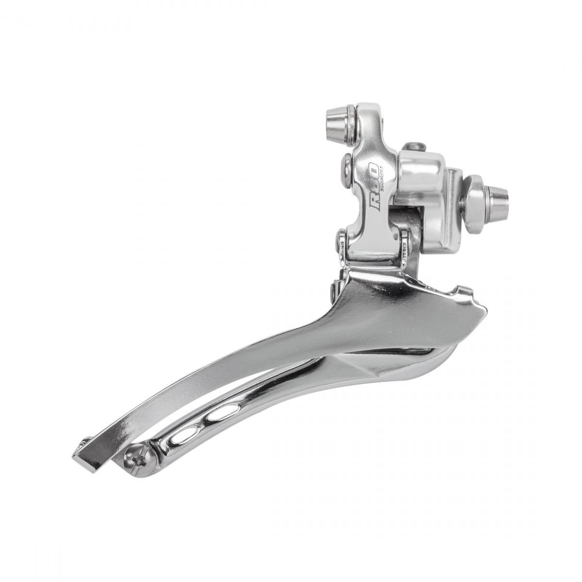 SunRace FD-R80 Double Front Derailleur, Braze-On, 8-Speed, 50/56T