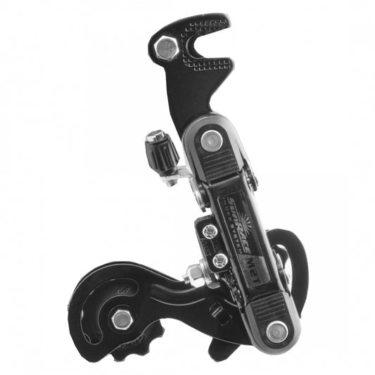 SunRace RD-M2T SS Rear Derailleur with Bracket, 6/7-Speed, Black