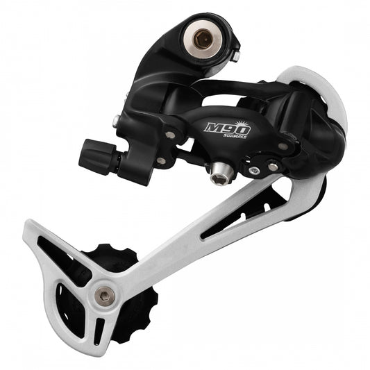 SunRace RD-M91 SGS Rear Derailleur, Direct Mount, 9-Speed, Black