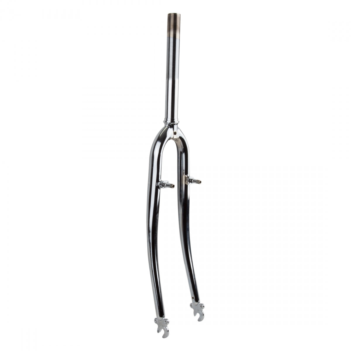 Sunlite 700c Uni Hiten Hybrid Fork, 200mm Steerer x 120mm Thread x 22.2 x 27.0mm Race Diameter, Chrome