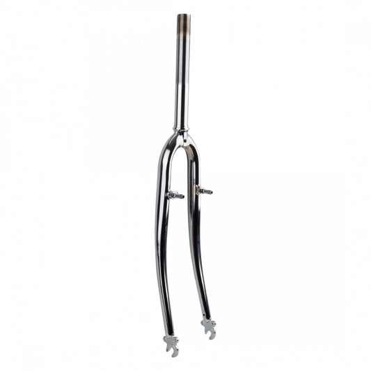 Sunlite 700c Uni Hiten Hybrid Fork, 200mm Steerer x 120mm Thread x 22.2 x 27.0mm Race Diameter, Chrome