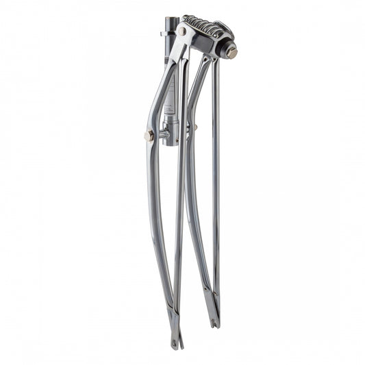 Sunlite Springer Replica Fork, 26", 180mm Steerer x 70mm Thread x 22.2 x 27mm Race Diameter, Chrome