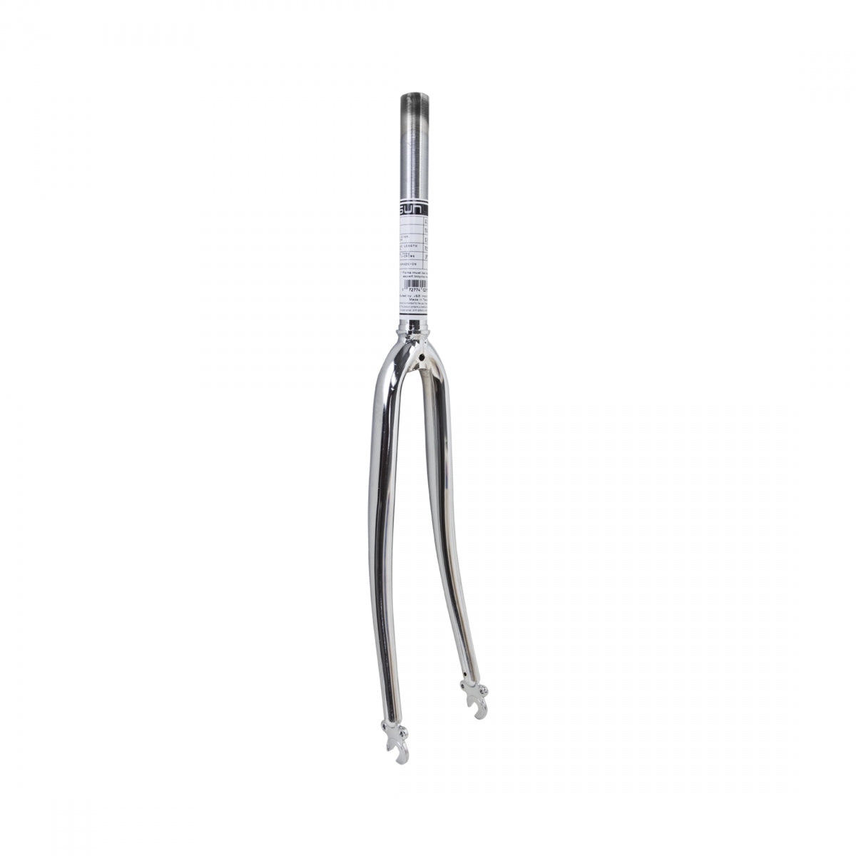 Sunlite 700c Uni Road Fork, Chromoloy, 200mm Steerer x 120mm Thread x 22.2 x 27.0mm Race Diameter