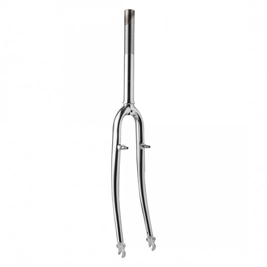 Sunlite 700c Hybrid Fork, 250mm x 120mm x 28.6 x 30.0mm, Chrome