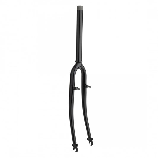 Sunlite 700c Uni Hybrid Fork, Chromoloy, Threadless, 250mm Steerer x 28.6 x 30.0mm Race Diameter, Black